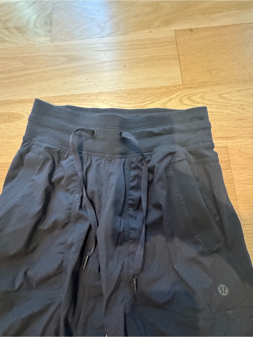 lululemon athletica Women’s Dark Gray Athletic Shorts with Drawstring